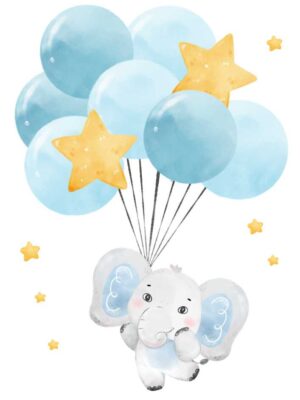 Láminas de globos elefante