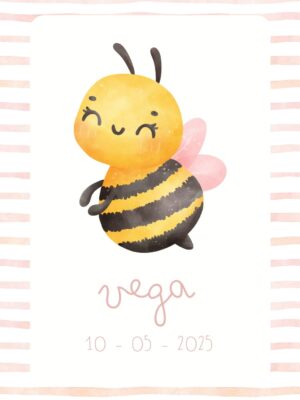Natalicio personalizado abeja