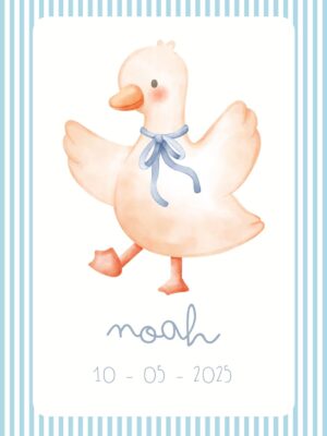 Natalicio personalizado pato