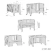 Cuna colecho Omni Beige 60x120 cm (2en1)