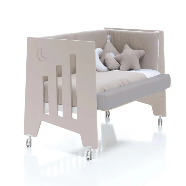 Cuna colecho Omni Beige 60x120 cm (2en1)