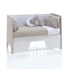 Cuna colecho Omni Beige 60x120 cm (2en1)