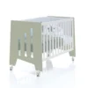 Minicuna 60x80 cm y cuna 60x120 cm Omni Tre Erba verde oliva (7en1)