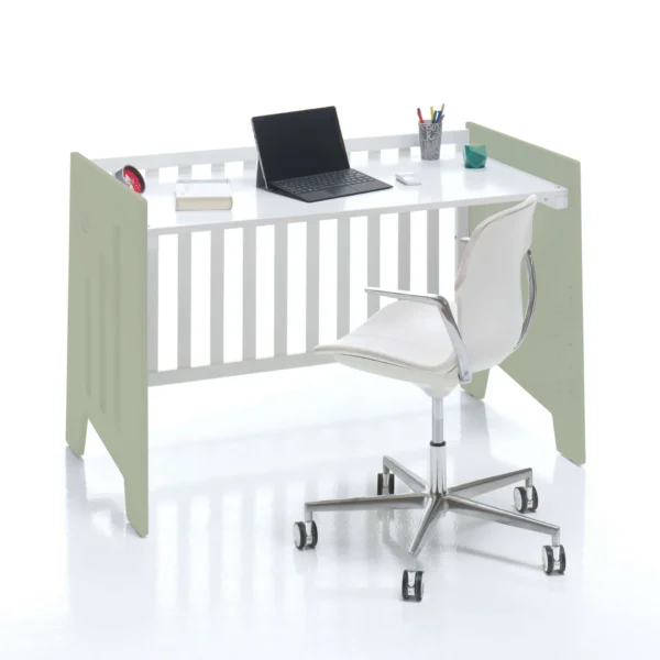 Minicuna 60x80 cm y cuna 60x120 cm Omni Tre Erba verde oliva (7en1)