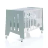 Minicuna 60x80 cm y cuna 60x120 cm Omni Tre verde eucalipto (7en1)