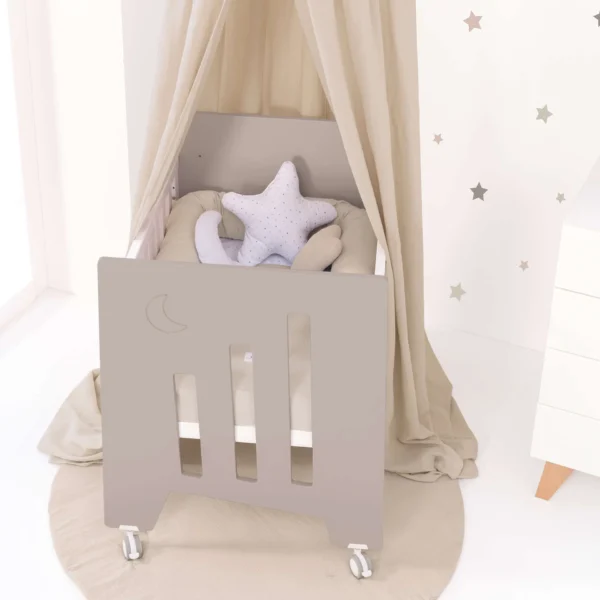 Minicuna de colecho 60x80 Omni Uno Arena beige (5en1)