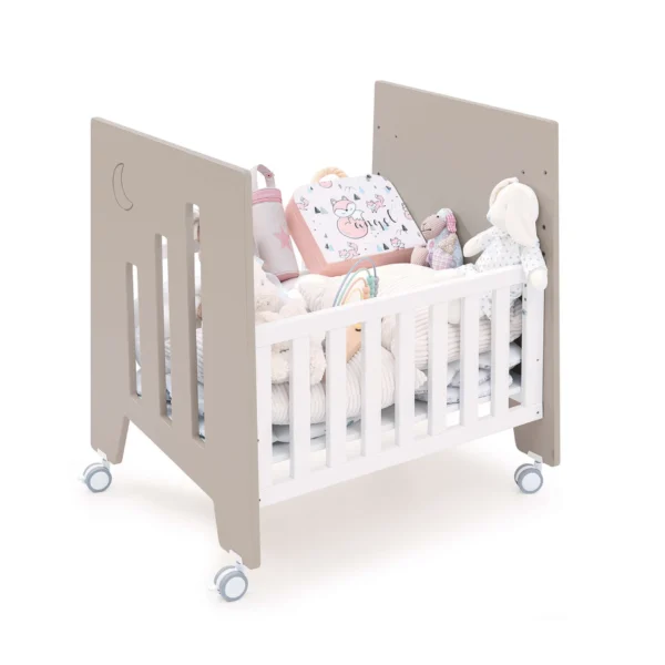 Minicuna de colecho 60x80 Omni Uno Arena beige (5en1)