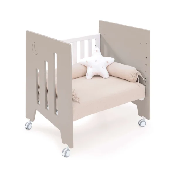 Minicuna de colecho 60x80 Omni Uno Arena beige (5en1)