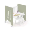 Minicuna de colecho 60x80 Omni Uno Erba verde-oliva (5en1)