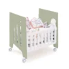 Minicuna de colecho 60x80 Omni Uno Erba verde-oliva (5en1)
