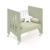 Minicuna de colecho 60x80 Omni Uno Erba verde-oliva (5en1)