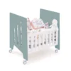 Minicuna de colecho 60x80 Omni Uno Eucalyptus verde eucalipto (5en1)