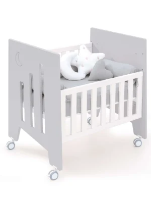 Minicuna 60x80 cm y cuna 60x120 cm Omni Tre Grey gris (7en1)