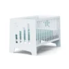 Cuna-escritorio evolutiva Omni XL Blanca 70x140 cm (2en1)