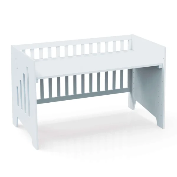 Cuna-escritorio evolutiva Omni XL Blanca 70x140 cm (2en1)