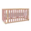 Minicuna-cuna-cama-escritorio Crea Plus Tre madera/rosa (4en1)