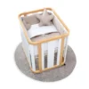 Minicuna-cuna-cama-escritorio Crea Plus Tre madera/blanco (4en1)