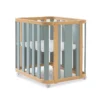 Minicuna-cuna-cama-escritorio Crea Plus Tre madera/verde (4en1)
