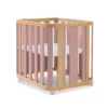 Minicuna-cuna-cama-escritorio Crea Plus Tre madera/rosa (4en1)