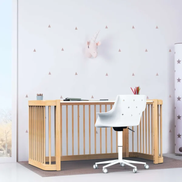 Minicuna-cuna-cama todo en uno Crea Tre Nomad madera (4en1)