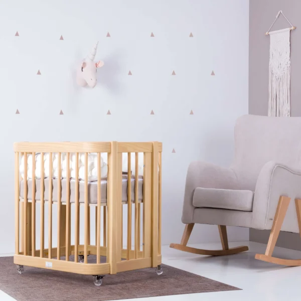 Minicuna-cuna-cama todo en uno Crea Tre Nomad madera (4en1)