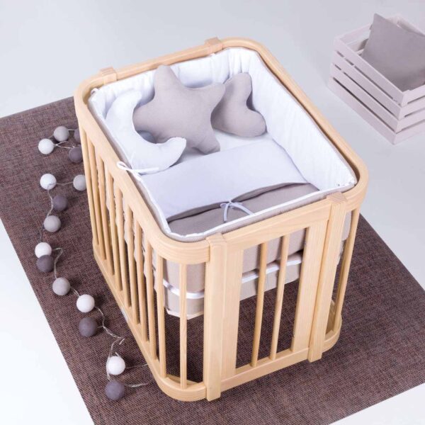 Minicuna-cuna-cama todo en uno Crea Tre Nomad madera (4en1)