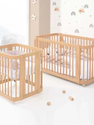 Minicuna-cuna-cama todo en uno Crea Tre Nomad madera (4en1)