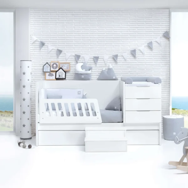 Cuna convertible Sero More Blanca 70x140 cm
