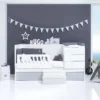 Cuna convertible Sero More Blanca/Gris 70x140 cm
