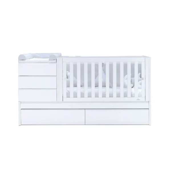 Cuna convertible Sero Kubo Blanca 70x140 cm