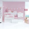 Cuna convertible Sero Bubble Blanco/Rosa 70x140 cm
