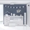 Cuna convertible Sero Joy Gris 70x140 cm
