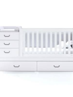 Cuna convertible Sero Joy Gris 70x140 cm