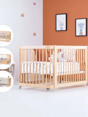 Cuna-cama evolutiva Crea Due Nomad 70x140 cm (3en1)