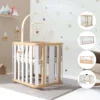 Minicuna-cuna-cama-escritorio Crea Plus Tre madera/blanco (4en1)