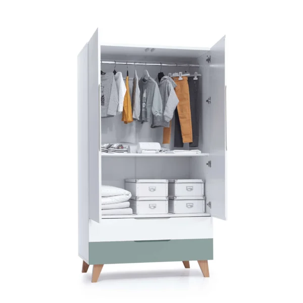 A387R-M5795-OPEN Armario infantil Lifestyle con patas de madera
