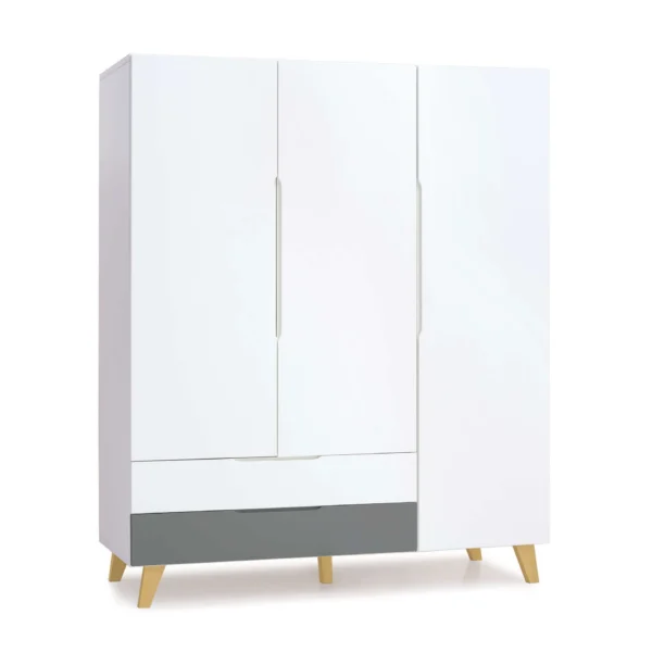 A447R-M5850 Armario infantil Nomad Plus+ con patas de madera