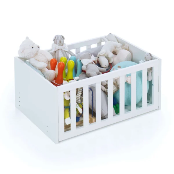 Minicuna de colecho 50x80 Equo blanca/azul (5en1)