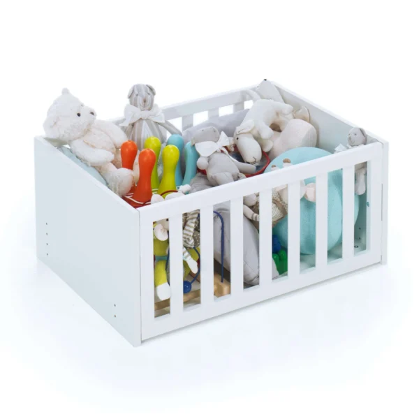 Minicuna de colecho 50x80 Equo blanca/gris (5en1)
