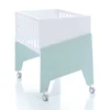 Minicuna de colecho 50x80 Equo blanca/verde-menta (5en1)