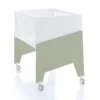 Minicuna de colecho 50x80 Equo blanca/verde-oliva (5en1)