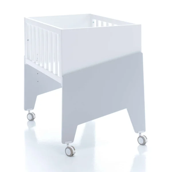 Minicuna de colecho 50x80 Equo blanca/gris (5en1)