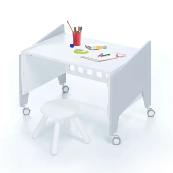 Minicuna de colecho 50x80 Equo blanca/gris (5en1)