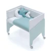 C1055-TX181-CO Minicuna de colecho 50x80 Equo blanca/verde-menta (5en1)