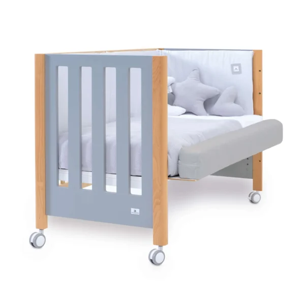 Cuna colecho Occa madera/azul 60x120 cm (5en1)