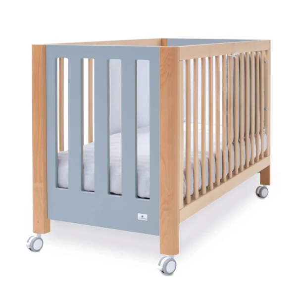 Cuna colecho Occa madera/azul 60x120 cm (5en1)