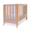 Cuna colecho Occa madera/rosa 60x120 cm (5en1)