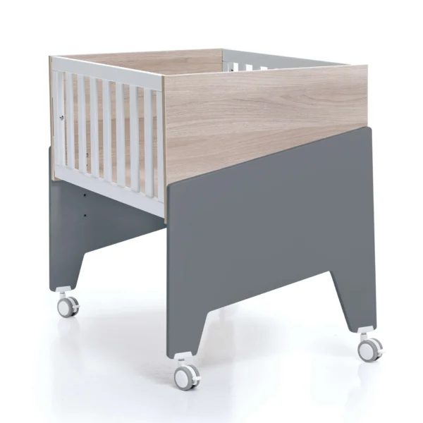 Minicuna de colecho 50x80 Equo Life madera/marengo (5en1)