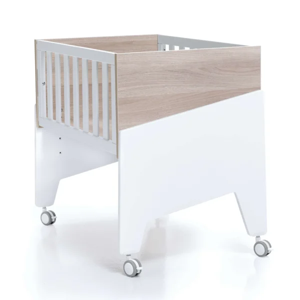 Minicuna de colecho 50x80 Equo Life madera/blanca (5en1)