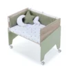 Minicuna de colecho 50x80 Equo Life madera/verde-oliva (5en1)